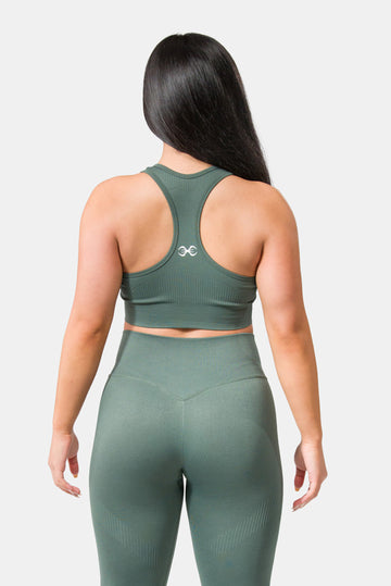 STING Allure Seamless Sports Bra Khaki